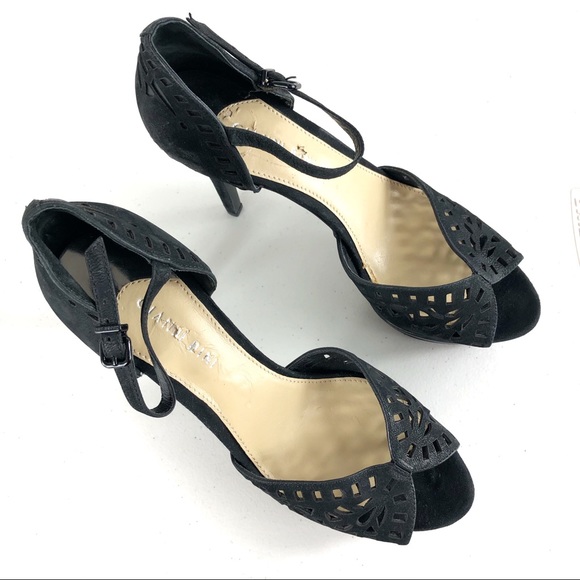 Gianni Bini Black High Heel Sandals Size 9.5 M - Picture 2 of 8